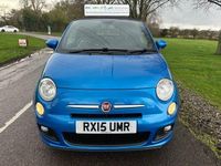 Used Fiat 500C S 69 HP (50 kW) 2015 Blue Cabriolet