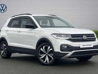 Used VW T-Cross Black Edition 95 HP (69 kW) 2023 White SUV