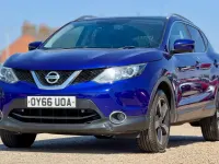 Used Nissan Qashqai N-Connecta 110 HP (80 kW) 2016 Blue SUV