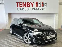 Used Audi A3 Sportback S-Line 150 HP (110 kW) 2020 Black Hatchback
