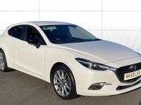 Begagnad Mazda 3 Inclusive 120 HK (88 kW) 2018 Vit Halvkombi