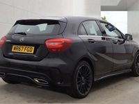 Used Mercedes A180 AMG line 109 HP (80 kW) 2017 Black Hatchback