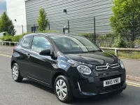 Usado Citroën C1 Touch 68 CV (50 kW) 2015 Negro Utilitario