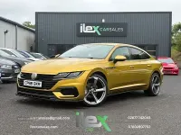 Used VW Arteon R-line 190 HP (139 kW) 2018 Yellow Hatchback