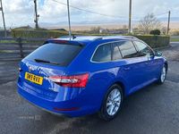 Used Skoda Superb SE Technology 150 HP (110 kW) 2019 Blue Estate