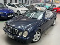 Used Mercedes CLK430 Avantgarde 2000 Blue Cabriolet
