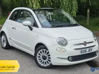 Used Fiat 500C Lounge 105 HP (77 kW) 2016 White Cabriolet