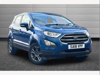 Used Ford Ecosport Zetec 125 HP (91 kW) 2018 Blue SUV