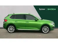 Used Skoda Kamiq SE L 147 HP (108 kW) 2020 Rallye green metallic SUV