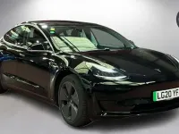 Used Tesla Model 3 Standard Range Plus 366 kW (498 HP) 2020 Black Sedan