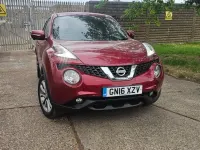 Used Nissan Juke Tekna 117 HP (86 kW) 2016 Red SUV