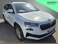 Used Skoda Karoq SE Drive 110 HP (80 kW) 2024 Moon white metallic SUV