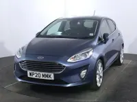 Usado Ford Fiesta Titanium X 125 HP (91 kW) 2020 Azul Citadino