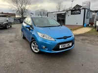 Used Ford Fiesta Zetec 96 HP (70 kW) 2011 Blue Hatchback
