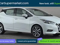 Used Nissan Micra Acenta 71 HP (52 kW) 2017 White Hatchback