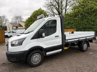 Used Ford Transit 130 HP (95 kW) 2022 White Cabriolet