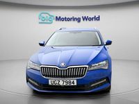 Used Skoda Superb SE 150 HP (110 kW) 2021 Blue Estate