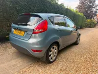 Used Ford Fiesta Zetec 96 HP (70 kW) 2009 Blue Hatchback