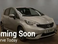 Used Nissan Note Tekna 90 HP (66 kW) 2015 Silver Hatchback