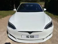 Used Tesla Model S 450 kW (613 HP) 2017 White Hatchback