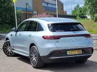 Used Mercedes EQC400 AMG line 300 kW (408 HP) 2024 Metallic paint hightech silver SUV