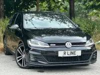 Used VW Golf VII GTD 184 HP (135 kW) 2017 Black Hatchback