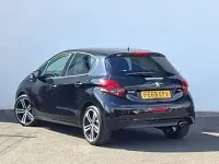 Used Peugeot 208 GT-line 109 HP (80 kW) 2019 Black Hatchback