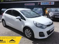 Used Kia Rio 84 HP (61 kW) 2017 White Hatchback