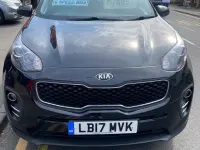 Used Kia Sportage 115 HP (84 kW) 2017 Black SUV