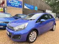 Used Kia Rio 2014 Blue Hatchback