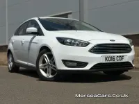 Used Ford Focus Zetec 100 HP (73 kW) 2016 White Hatchback