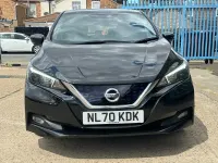 Used Nissan Leaf N-Connecta 110 kW (150 HP) 2021 Black Hatchback