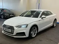 Used Audi A5 S-Line 190 HP (139 kW) 2018 White Coupe