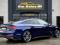 Used Audi A5 S-Line 161 HP (118 kW) 2022 Blue Hatchback