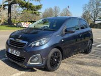 Used Peugeot 108 Allure 82 HP (60 kW) 2015 Blue Hatchback