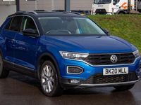 Used VW T-Roc SEL 150 HP (110 kW) 2020 Blue SUV