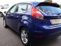 Used Ford Fiesta Zetec 82 HP (60 kW) 2015 Blue Hatchback