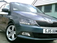 Used Skoda Fabia SE L 90 HP (66 kW) 2015 Grey Hatchback