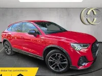 Used Audi Q3 Black Edition 150 HP (110 kW) 2021 Red SUV