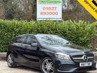 Used Mercedes A200 AMG line 136 HP (100 kW) 2017 Black Hatchback