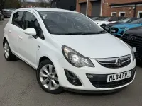 Used Vauxhall Corsa Excite 75 HP (55 kW) 2014 White Hatchback