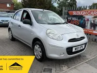 Used Nissan Micra Visia 98 HP (72 kW) 2011 Silver Hatchback