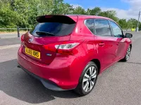 Used Nissan Pulsar N-TEC 110 HP (80 kW) 2015 Red Hatchback