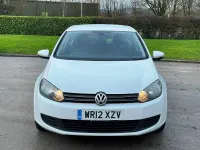 Used VW Golf VII Match 105 HP (77 kW) 2012 White Hatchback