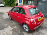 Used Fiat 500 Lounge 69 HP (50 kW) 2012 Red Hatchback