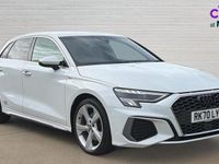 Used Audi A3 S-Line 150 HP (110 kW) 2020 White Sedan
