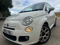 Used Fiat 500C S 69 HP (50 kW) 2013 White Cabriolet