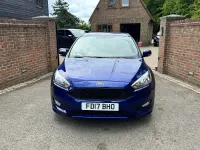 Used Ford Focus ST-Line 125 HP (91 kW) 2017 Blue Hatchback