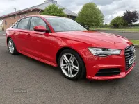 Used Audi A6 S-Line 218 HP (160 kW) 2016 Red Sedan