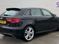 Begagnad Audi A3 S-Line 190 HK (139 kW) 2018 Svart Sedan